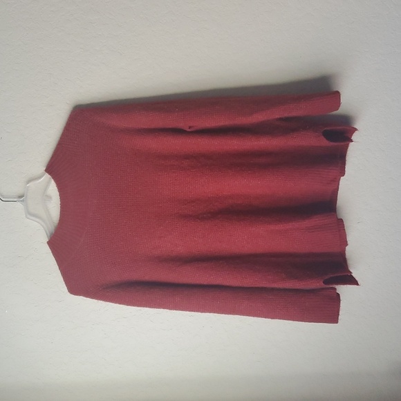 4/$20 Mock neck pull over rust colored sweater - Picture 1 of 9